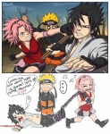 naruto e sakura vs sasuke